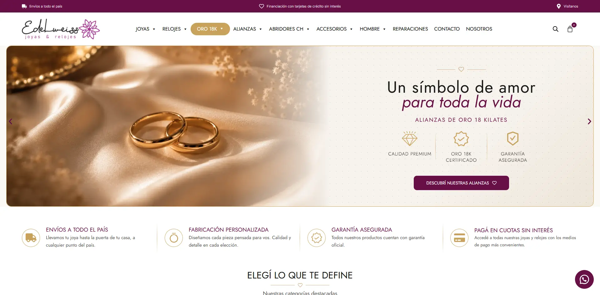 Proyecto Joyería Edelweiss